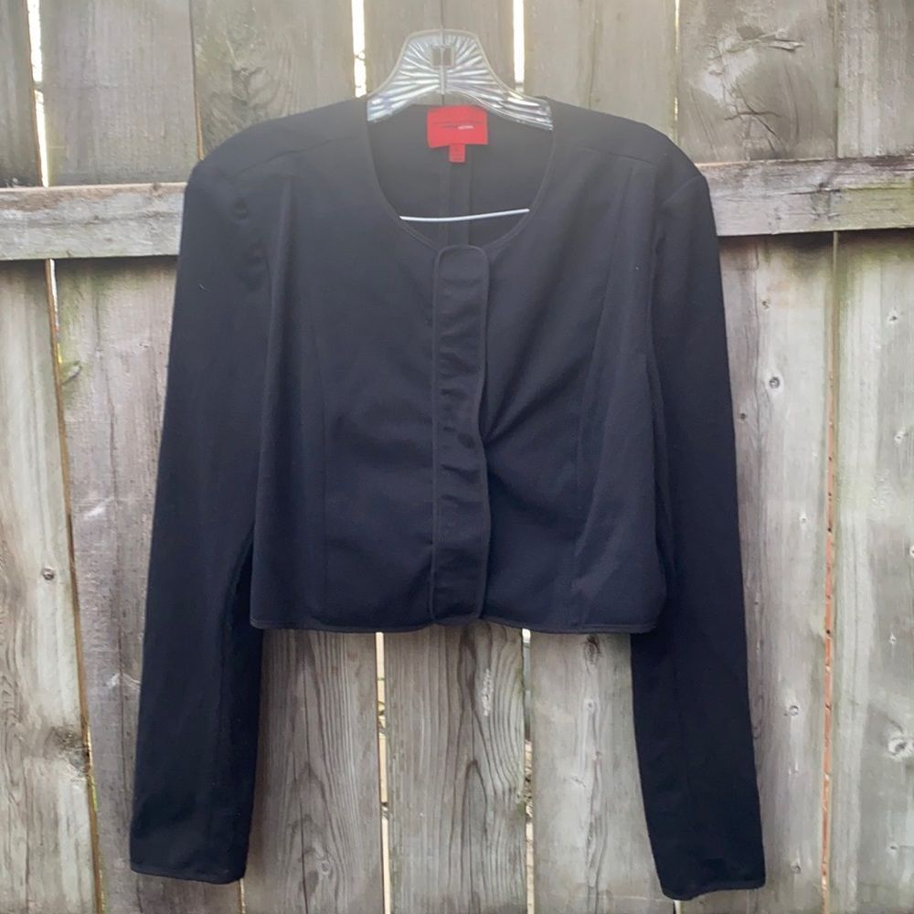 Narcisco Rodriguez crop snap button top sz. L